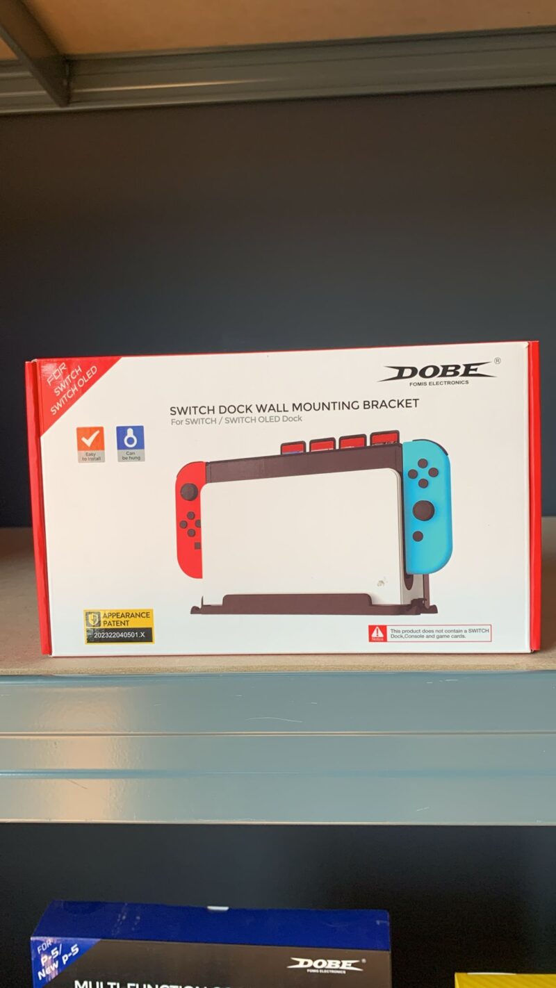 Soporte de montaje en pared para nintendo switch y oled